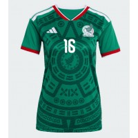 Dámy Fotbalový dres Mexiko Julian Quinones #16 MS 2026 Domácí Krátký Rukáv